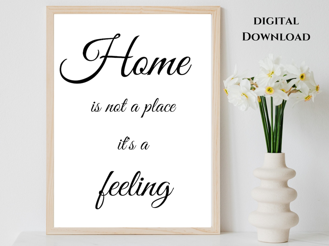 Home Quote DIGITAL DOWNLOAD Wall Art Prints Home Prints Etsy