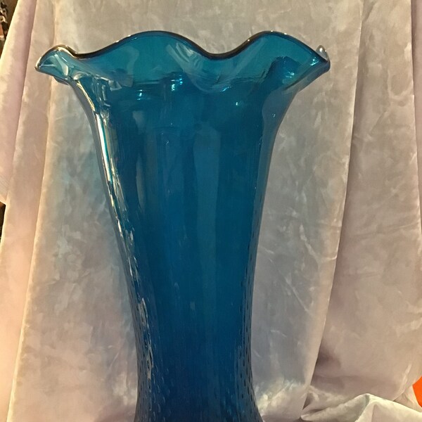 Aqua Vase Etsy