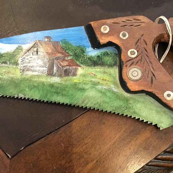Painted Hand Saws Etsy