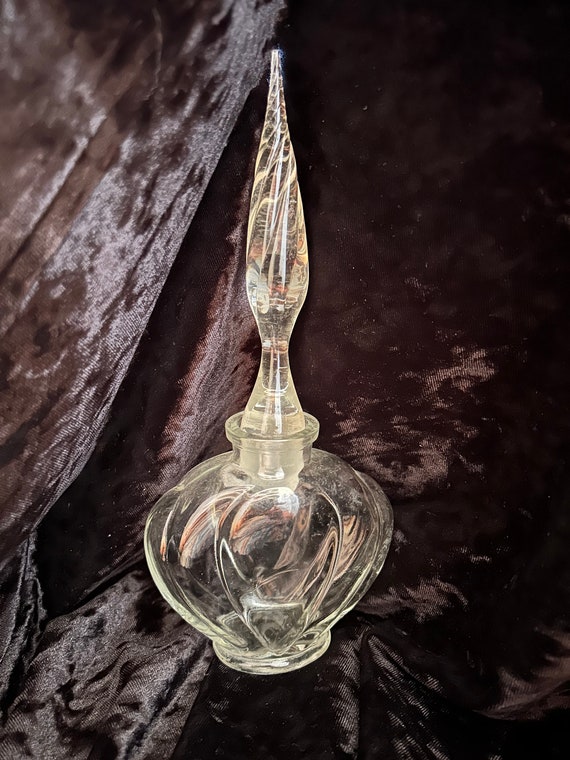 Beautiful Bohemian Czech Perfume Bottle