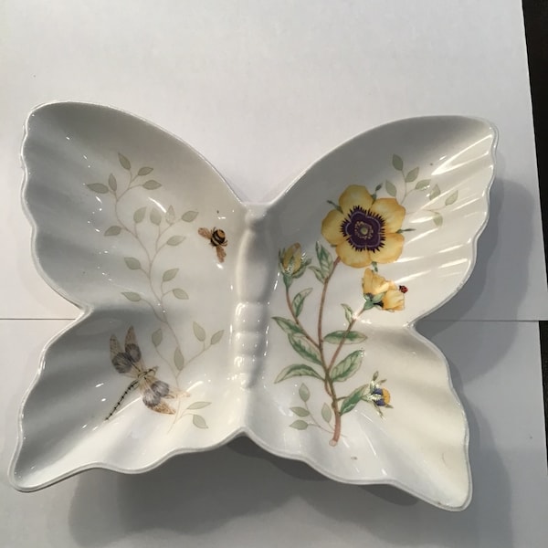 Lenox Butterfly Meadow Set Da 7 Pezzi Per Sale E Pepe E Condimenti In Porcellana Fine