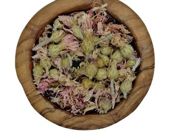 Red centaury dried buds' natural herbal tea edible flowers