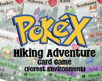 PokéX Forest Hiking Card Game (Digital Download)