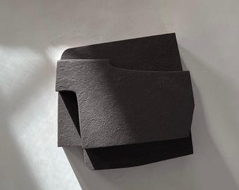 Wall sculpture - Dimensional plaster art - Wall objects - Abstract sculpture - 01