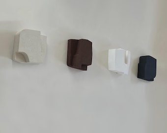 Set of wall sculptures - Dimensional plaster art - Wall objects - Abstract sculpture
