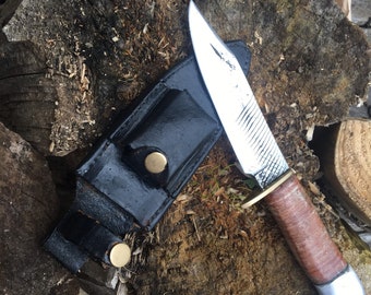 Hand forged hunting/bushcraft knife