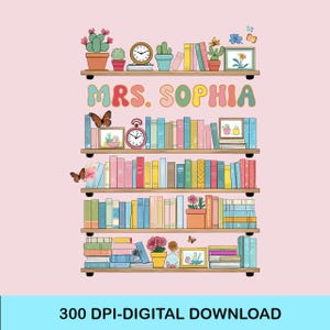 CUSTOM Name Librarian Book Club PNG, Personalized Book Png, Book Png, Gift for book lover, Book club Png, Bookish Png, Bookworm Png