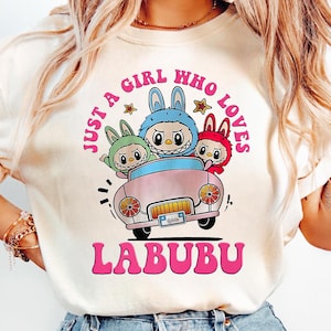 Funny Labubu just a girl who loves Labubu The Monsters Women Png, Labubu Cute Png, Labubu The Monsters Meme Png,Labubu Characters Designs