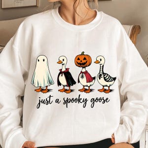 Solo un&#39;oca horror png, oca buffa di Halloween, disegno a sublimazione dell&#39;oca di Halloween, download digitale divertente per Halloween, oca horror png