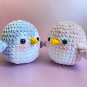 Uncinetto Pinguino carino, animale all'uncinetto, peluche, amigurumi, regalo all'uncinetto