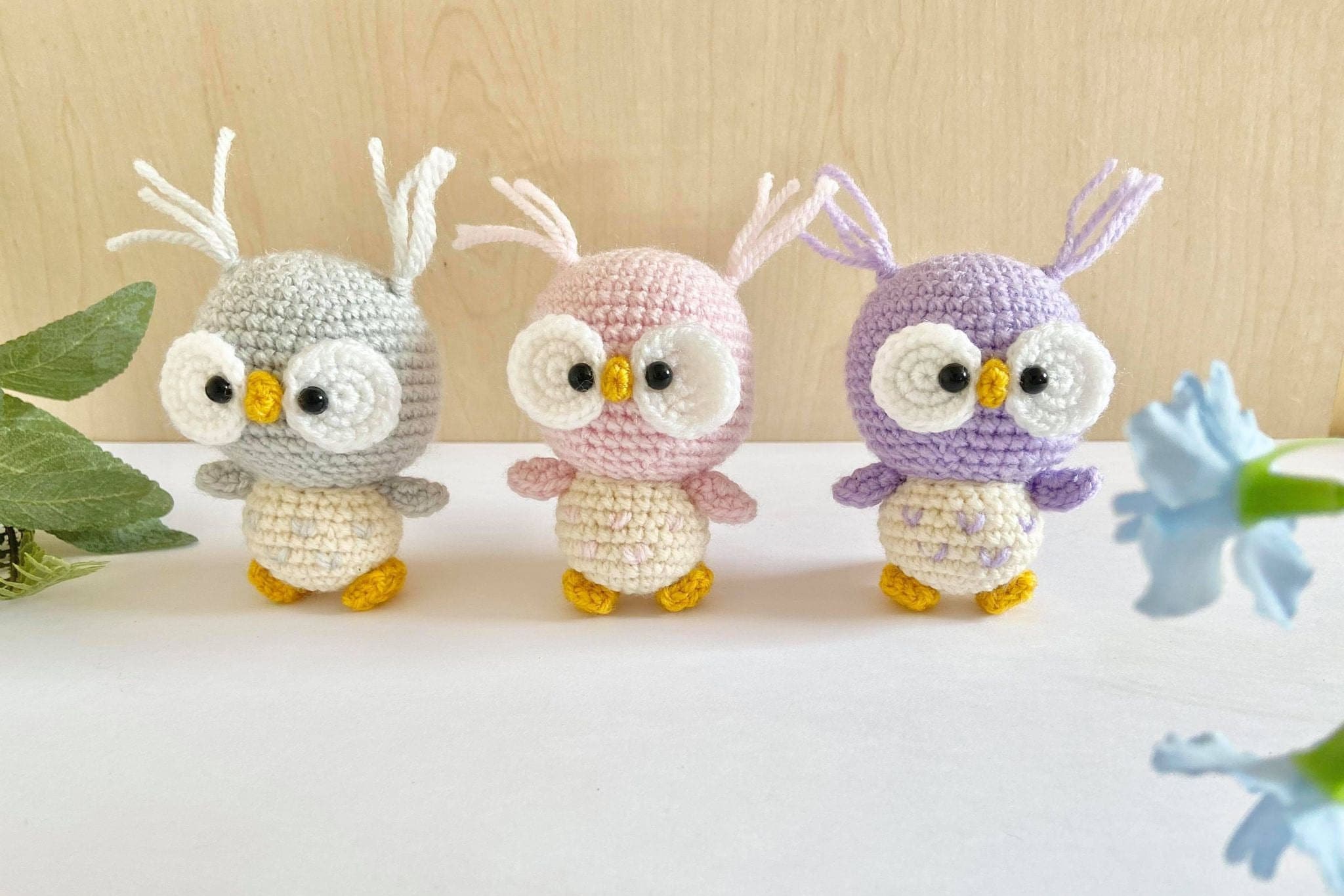 Beginner Owl Crochet Kit Easy Crochet Starter Kit Crochet Animals
