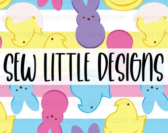 Easter - Chicks & Bunnies - Seamless Download