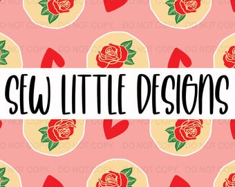 Pink - Mexican Candy - Mazapan - Seamless - Digital Download