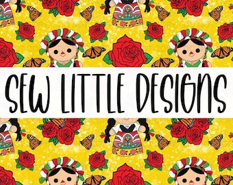 Muneca Mariposa Seamless - Digital Download