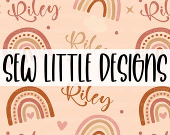 Name File - Neutral Rainbows - Digital Download