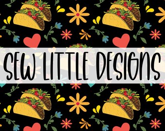 Fiesta - Tacos - Cinco de Mayo - Seamless - Digital Download