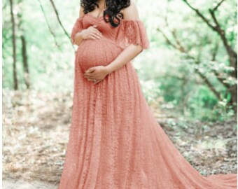 pink dress for maternity
