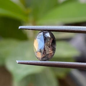 1.35 CT Oval Salt and Pepper Diamond: Loose Natural Diamond