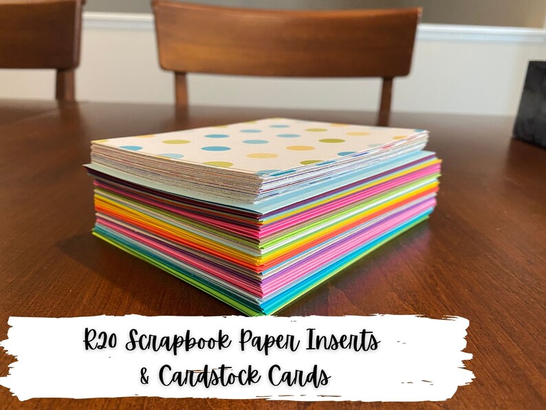 R20 Insert Cards for Cricut 50 Cards Variety Pack Cardstock Cards ...