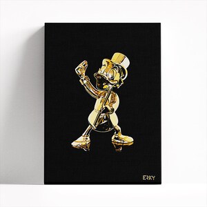 Print on canvas - Scrooge McDuck, Disney, Donald Duck