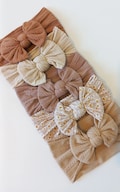 Baby Headband Gift Set | Cable Knit Turban Bow