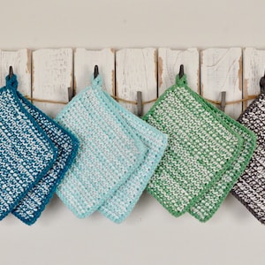 Crochet potholders | Hot pads | Oven pads | Double thick | 100% cotton | Kitchen accessories