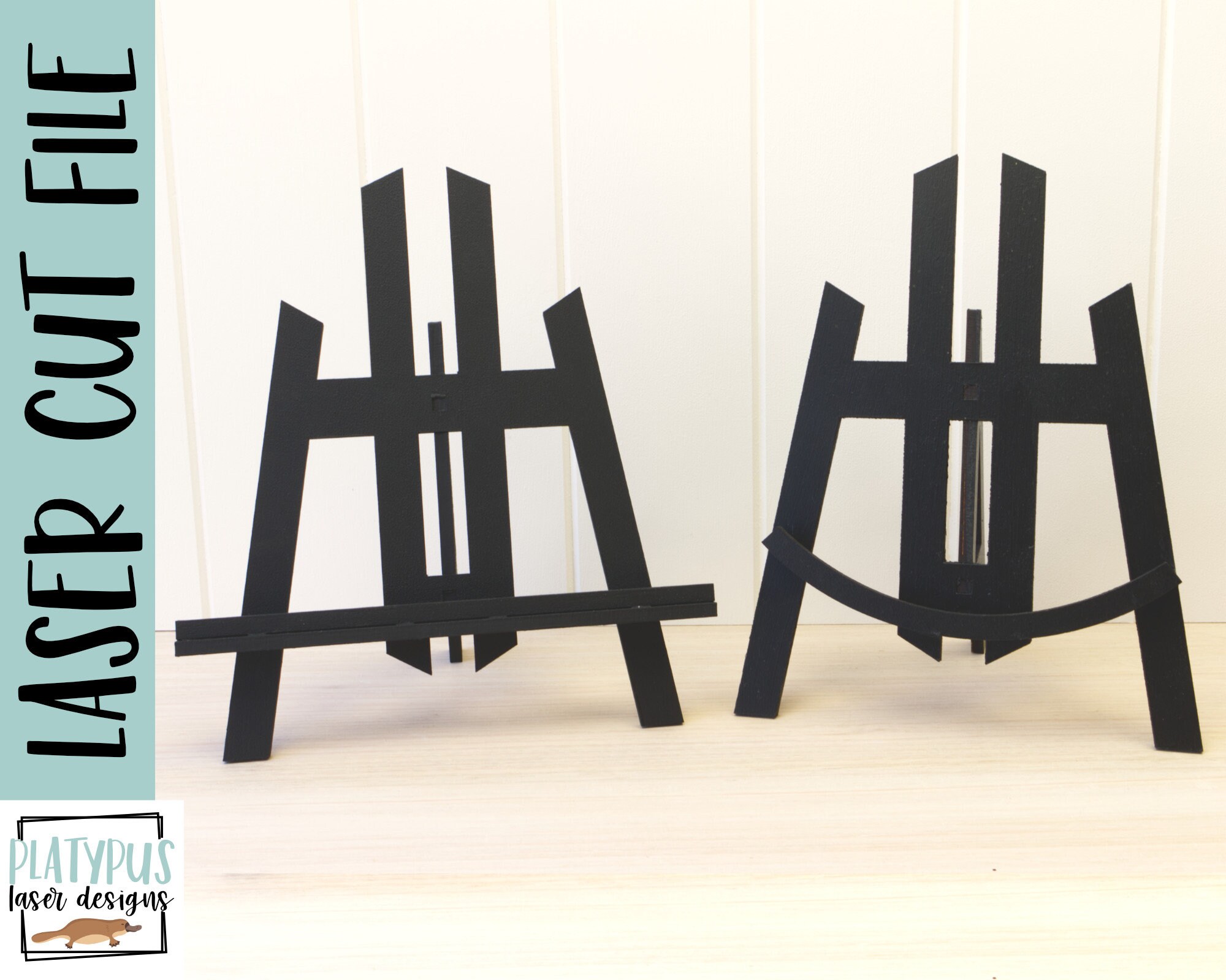 Easels Stands, Frame Holders to Display, Laser cut Plans 318