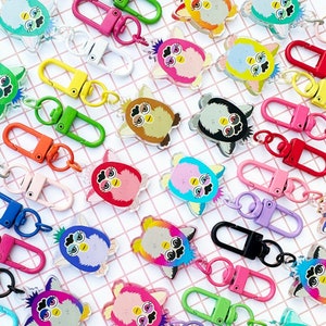 Blind Bag Fuzzball Keychains