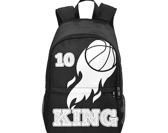 Personalized, Matching Basketball Backpack, Lunch Bag and Water Bottle