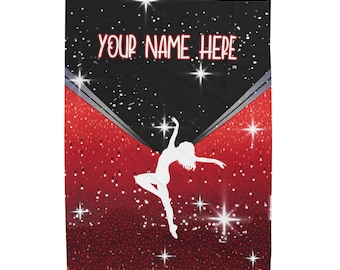 Personalisierte Dance Team Decke.