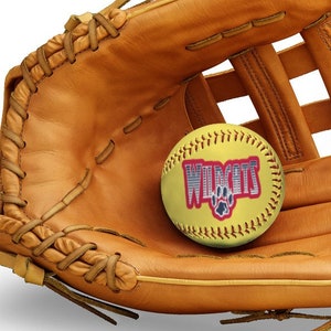Custom Personalized Team Softball - Add any name, team logo, colors and numbers