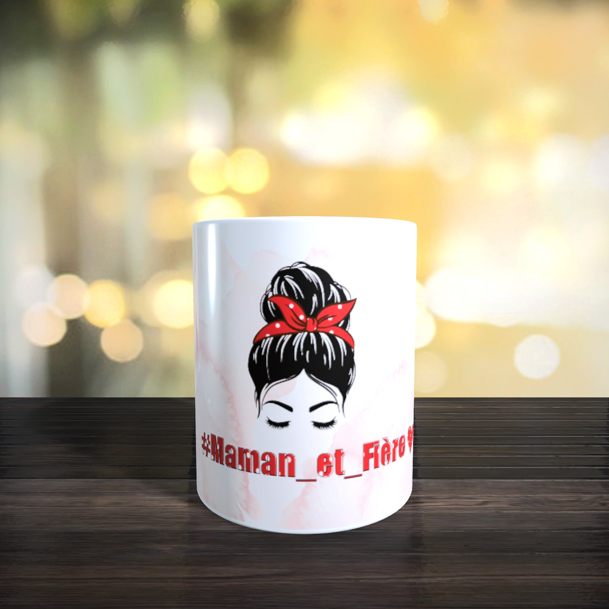 Mug # Maman et Fière Coeur