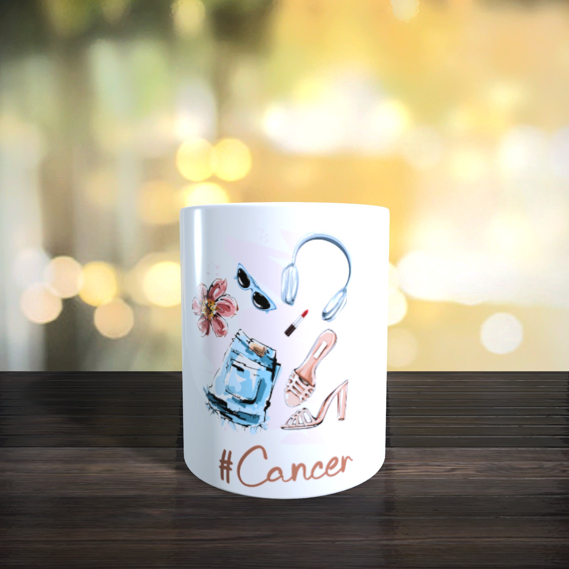 Mug Signe Du Zodiaque Cancer, Mug Astrologie, Tasse Personnalisé