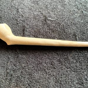 Vintage Rare Unused Early plain finish clay Pipe made