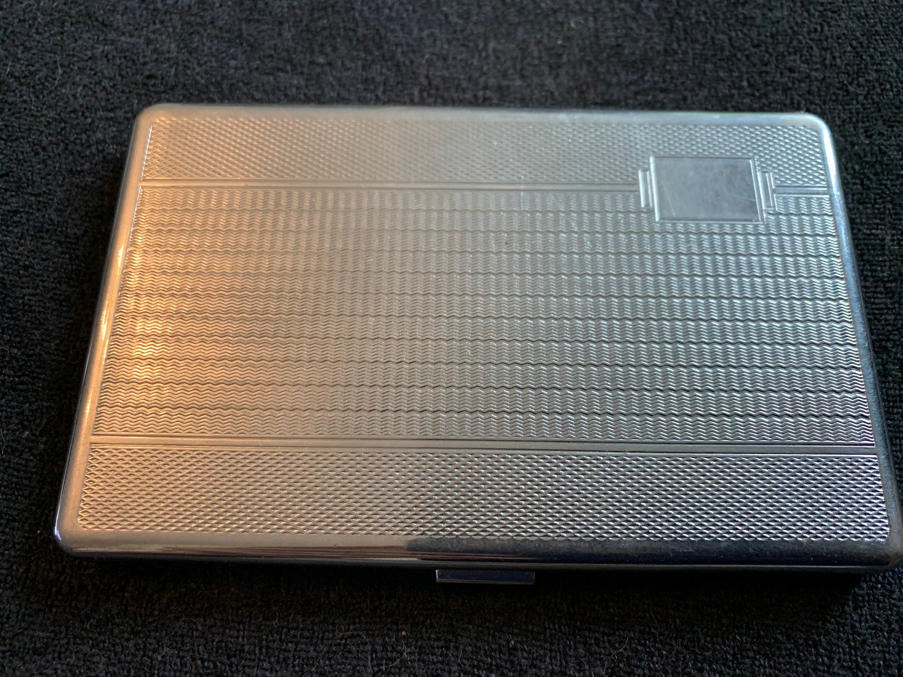 Vintage Silver Plated Cigarette Case by Kingcraft