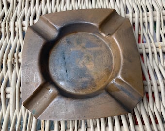 Vintage  Copper Ashtray