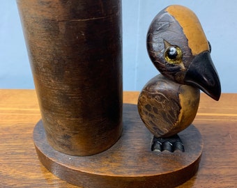 Very Rare Antique YZ Art Deco Henry Howell YZ Bird Dunhill Carved