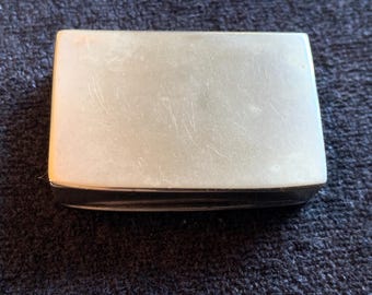 Antique Silver plated Book Vesta