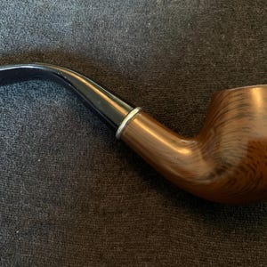 Vintage unused resin wood  effect Estate pipe