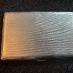 Vintage versilberte Zigarettenetui