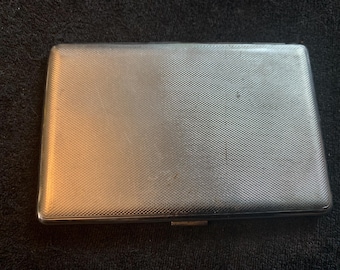 Vintage  Silver plated Cigarette Case