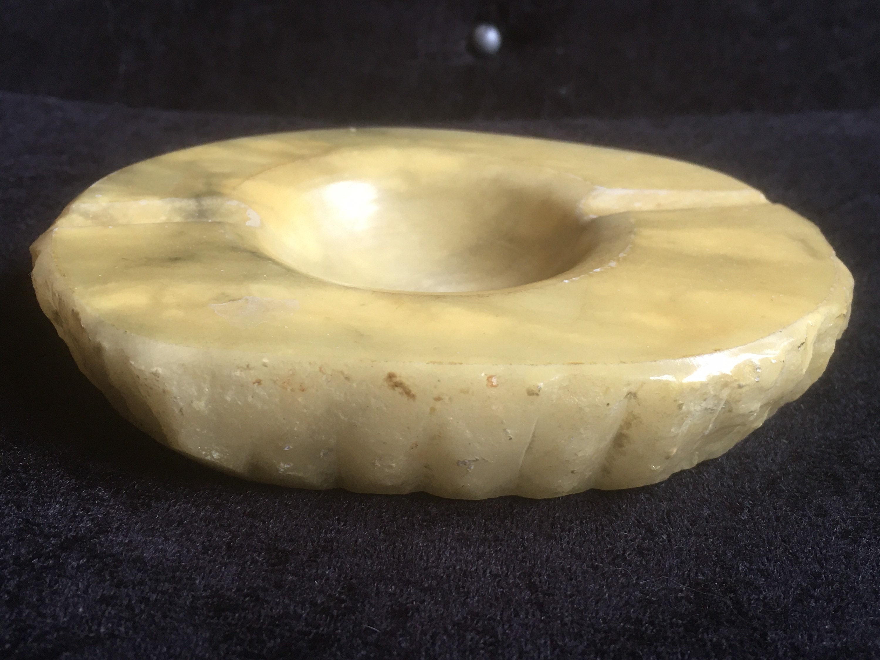 Vintage Genuine Italian Alabaster Ashtray - Etsy