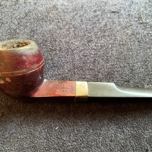 Vintage Used Briar Old Bond wooden Estate pipe