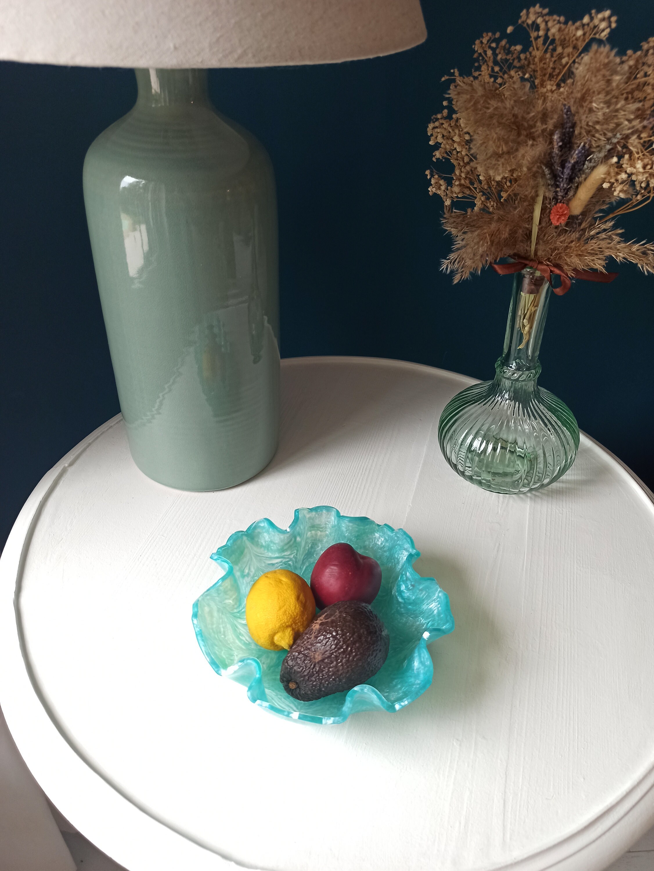 Plateau A Fruit en Résine Époxy Personnalisable