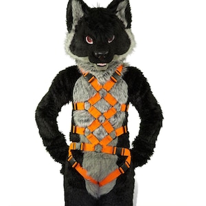 Karada Harness with Leg-Straps VER.2 | Furry harness fursuit harness