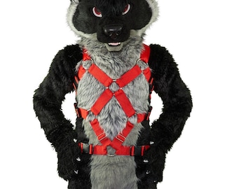 Full X Chest Harness | Furry harness fursuit harness