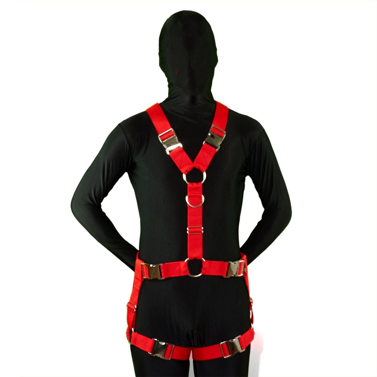 Y Harness with Leg Straps (Detachable) | body harness, webbing harness, bondage harness