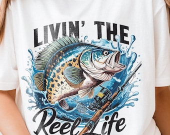 Crappie Fish PNG: Fishing Sublimation Design (Digital Download
