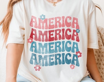 Retro 4th of July PNG: Distressed USA Flag (Digital Download)