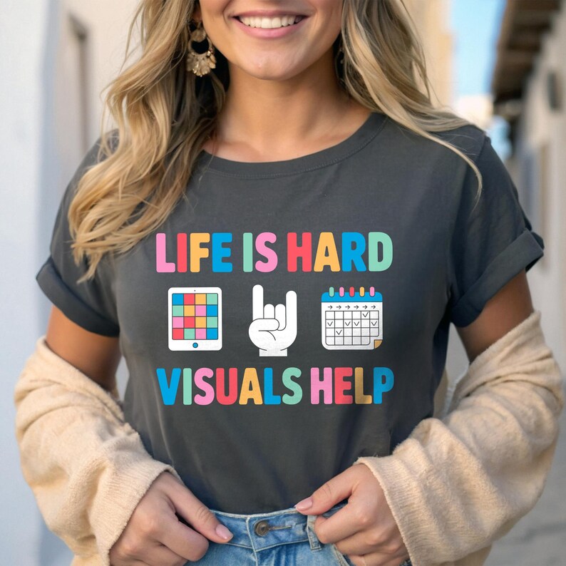 Life is Hard Visual Support PNG: Educational Clipart (digital Download ...